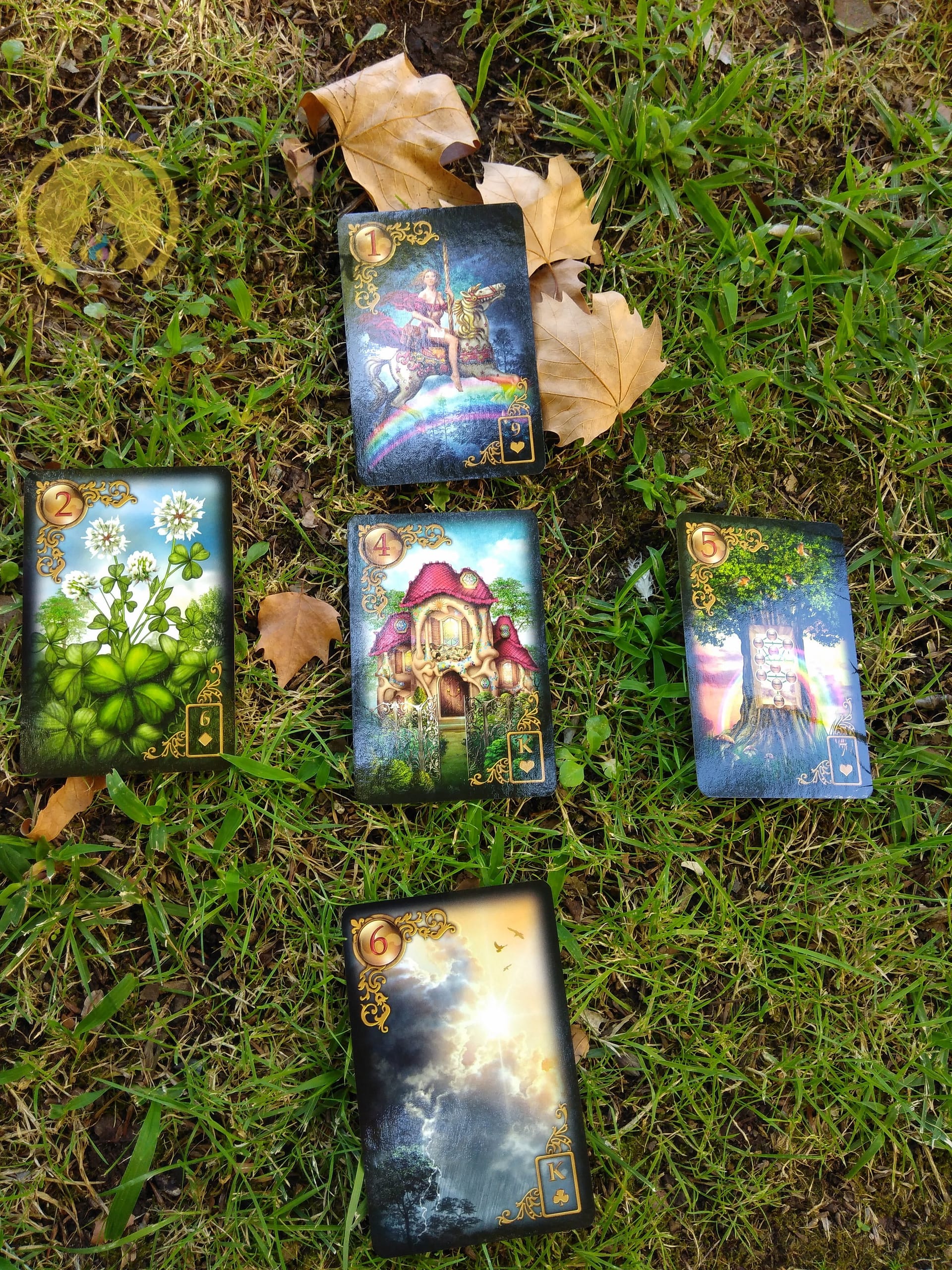 Lenormand Gilded Reverie de Ciro Marchetti (Edição Extra)