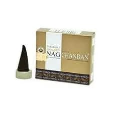 Incenso Indiano Golden Nag Chandan Cones