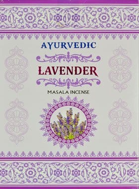 Incenso Indiano Ayurvedic Lavanda Caixa