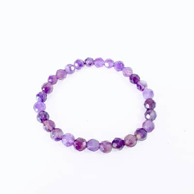 Pulseira Ametista Facetada