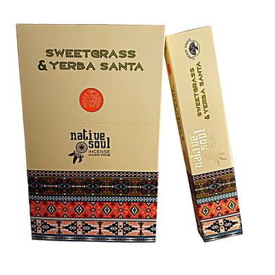 Incenso Native Soul Erva Doce e Erva Santa Caixa