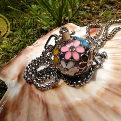 Chamador de Anjos Flores Coloridas