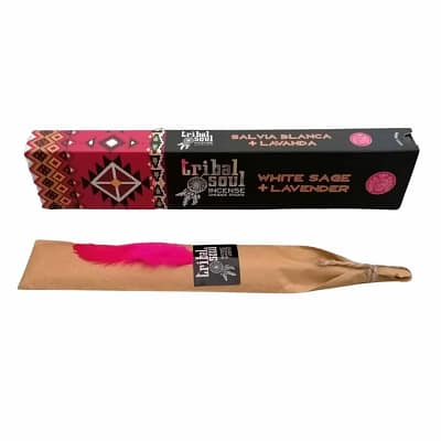 Incenso Indiano Tribal Soul Sálvia Branca e Lavanda