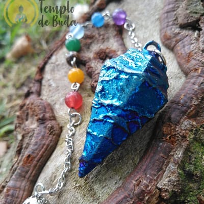 Pêndulo de Aqua Aura Titanium Azul