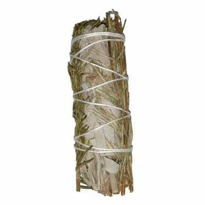 Tocha de Sálvia Branca e Rosmaninho 10 cm