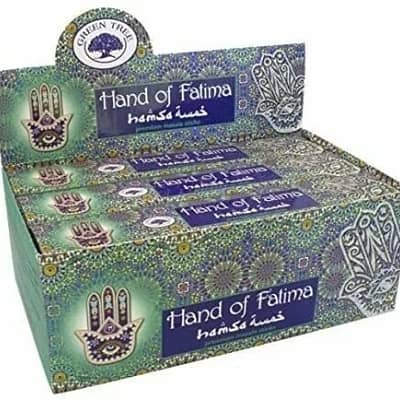 Incenso Indiano Green Tree Hand of Fatima Caixa