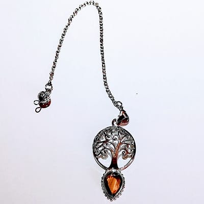 Pêndulo Árvore da Vida Olho de Tigre