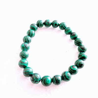 Pulseira Malaquita 8mm