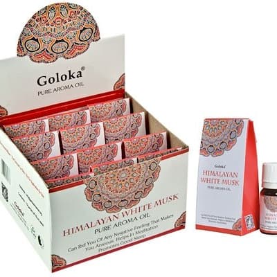 Himalayan White Musk Goloka Óleo Essencial Caixa