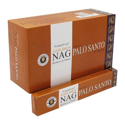 Incenso Indiano Golden Nag Palo Santo Caixa