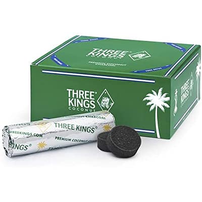 Carvão Litúrgico de Côco Three Kings 33mm Caixa