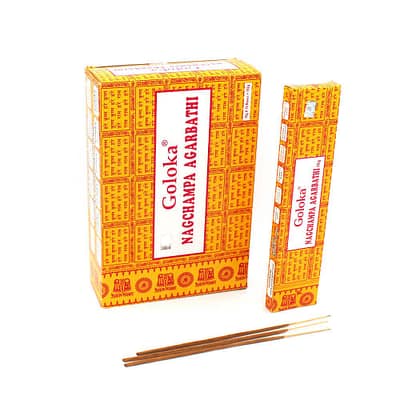 Incenso Goloka Nag Champa Agarbathi Caixa
