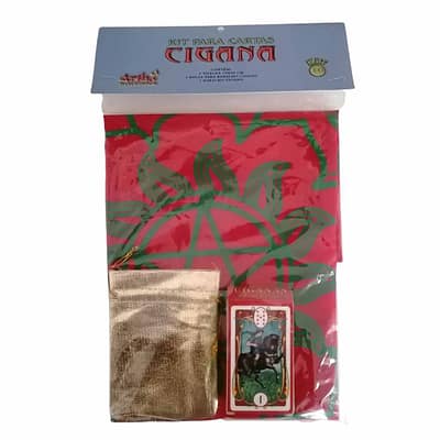 Kit Baralho de cartas Ciganas em português