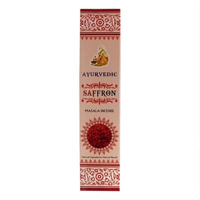 Incenso Indiano Ayurvedic Saffron