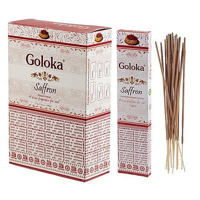 Incenso Goloka Saffron Caixa