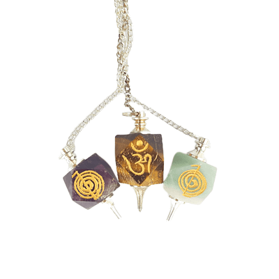 Pendulo Facetado Simbolos