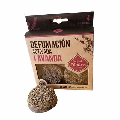 Pastilhas Defumação Ativada Sagrada Madre Lavanda