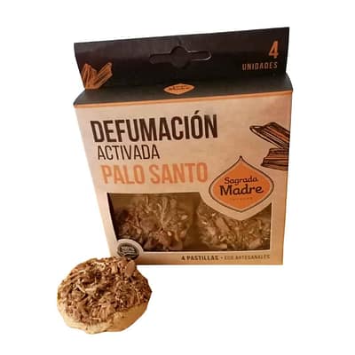 Pastilhas Defumação Ativada Sagrada Madre Pau Santo