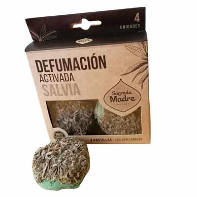 Pastilhas Defumação Ativada Sagrada Madre Sálvia