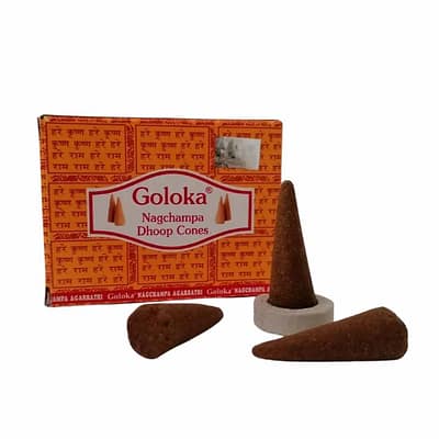 Incenso Cones Goloka Nag Champa Dhoop