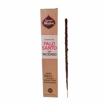 Incenso Natural Sagrada Madre Palo Santo e Incenso