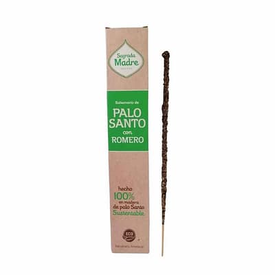 Incenso Natural Sagrada Madre Palo Santo e Romero