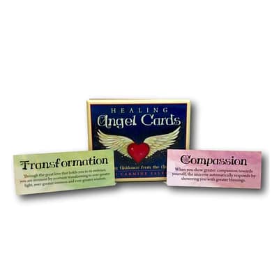 Healing Angel Cards de Toni Carmine Salerno em Inglês