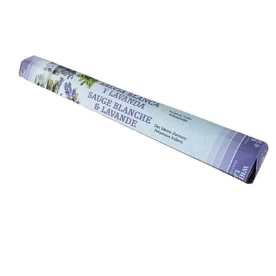Incenso Indiano Lavanda e Sálvia Branca