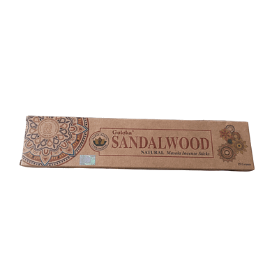 Incenso Indiano Goloka Organico Sandalwood