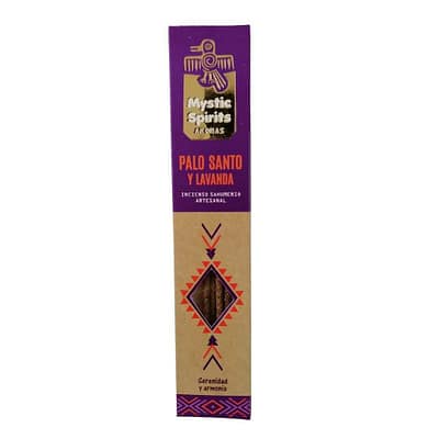 Incenso Mystic Spirits Pau Santo e Lavanda
