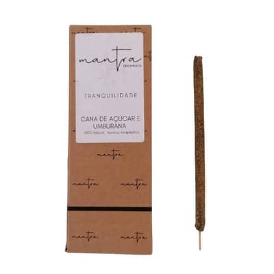 Incenso Mantra Cana de Açucar e Umburana (Tranquilidade)