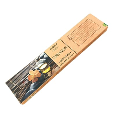 Incenso Indiano Goloka Aromatherapy Cinnamon