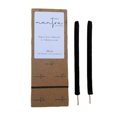 Incenso Mantra Mirra (Equilibrio Mental e Vibracional)