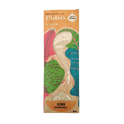 Incenso em Pó Premium Sagrada Madre Jasmim e Camomila