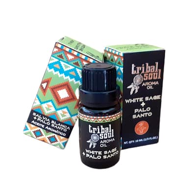 Oleo Aromatico Tribal Soul White Sage e Palo Santo