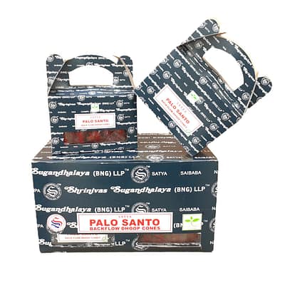 Cones Incenso Cascata Satya Palo Santo Caixa