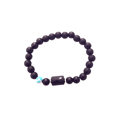 Pulseira Agata Negra Signos Sagitario