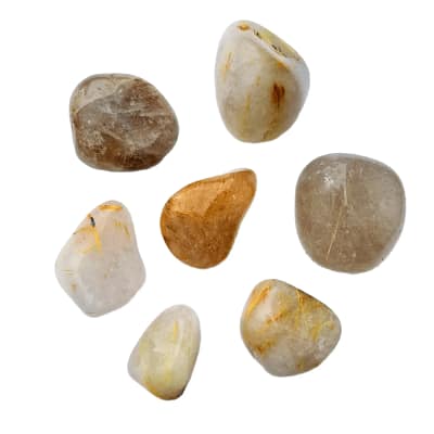 Quartzo Dourado Rutilado Rolado