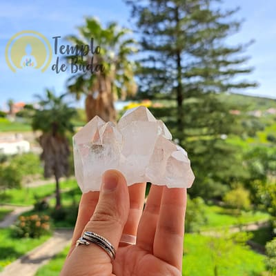 Drusa de Cristal Hialino 6 Pontas