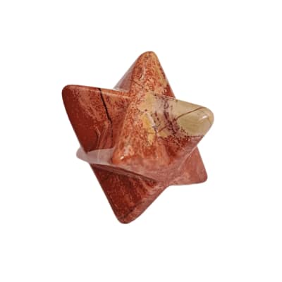 Merkaba Jaspe Vermelho