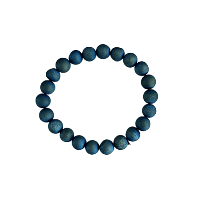 Pulseira de Aqua Aura Titanium Blue 8mm