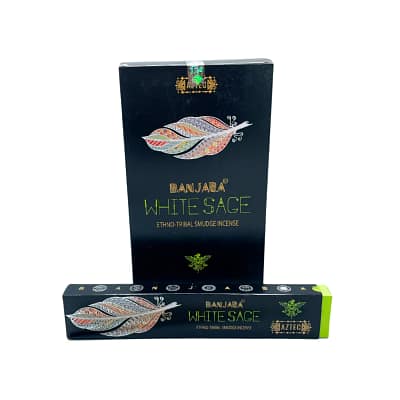 Incenso Banjara Aztec Salvia Branca Caixa