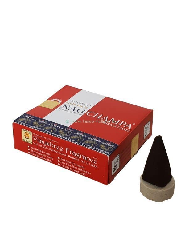 Incenso Indiano Cone Golden Nag Champa